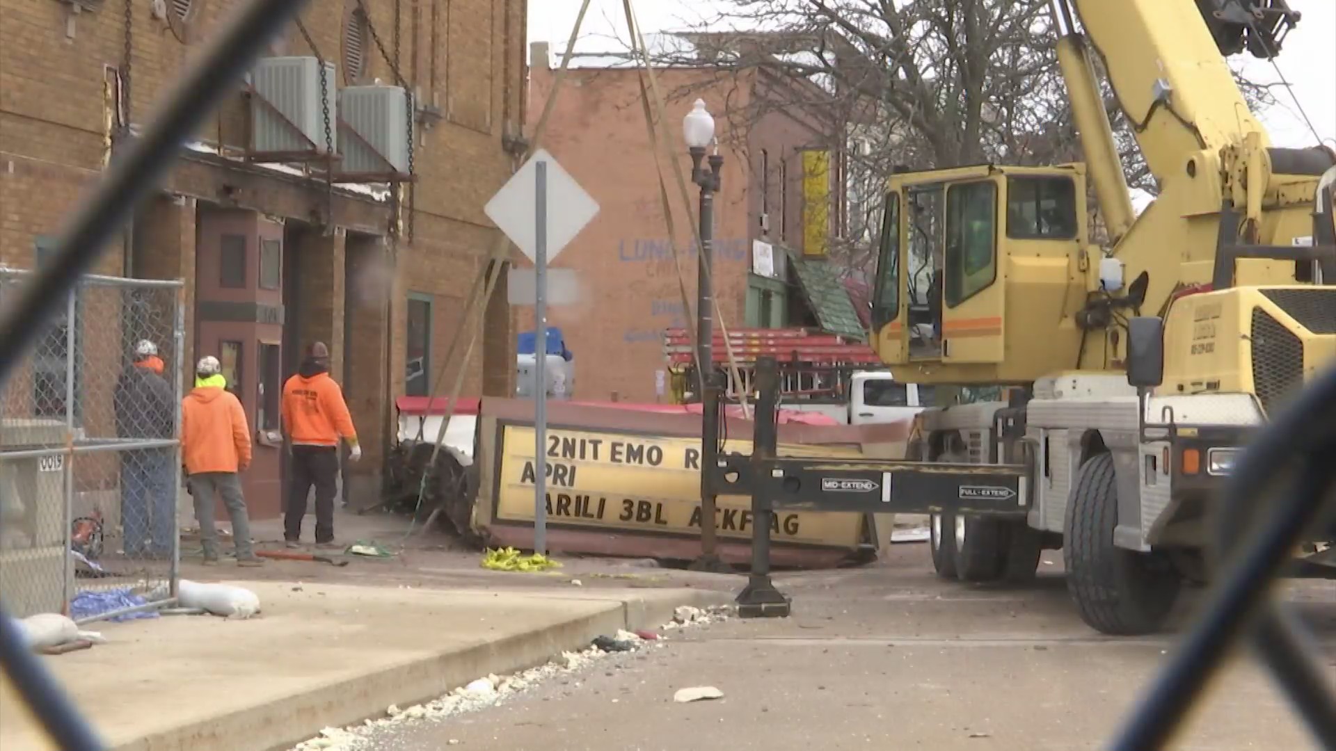 Damage to Belvidere’s Apollo Theater was caused by a tornado, NWS says
