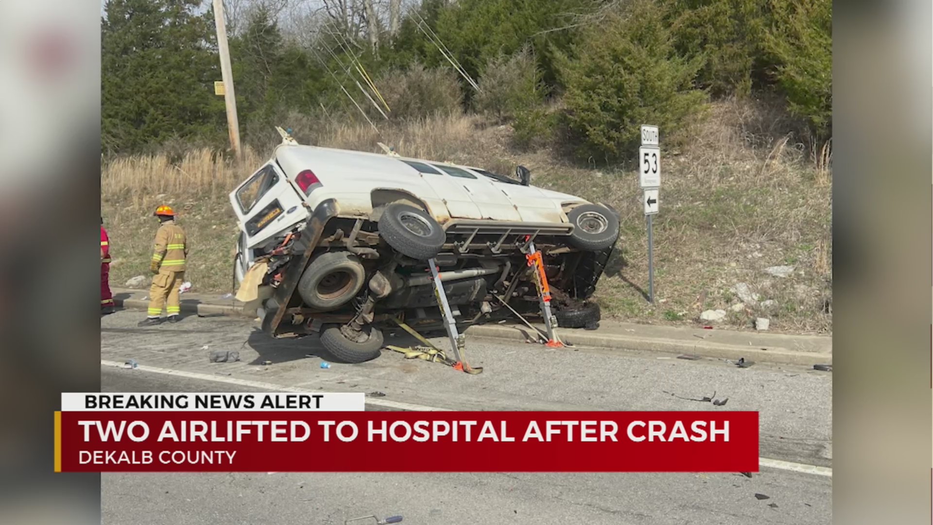 2 flown to hospital after DeKalb County crash – WKRN News 2