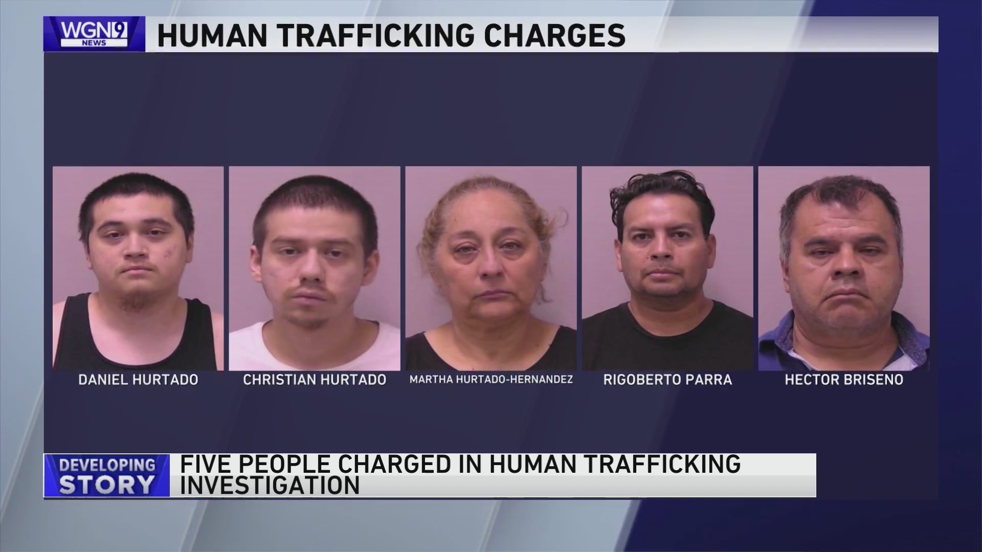5 charged in human trafficking investigation in Kane County – WGN-TV