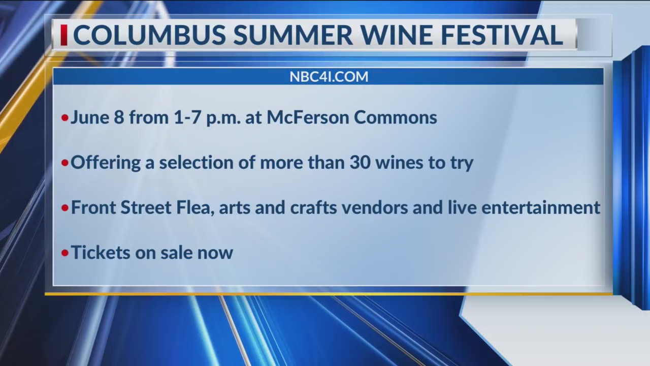 Summer wine festival to return Downtown in June NBC4 WCMHTV