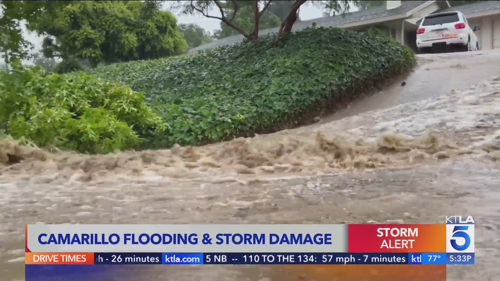 Residents of Ventura County battle storm damage – KTLA