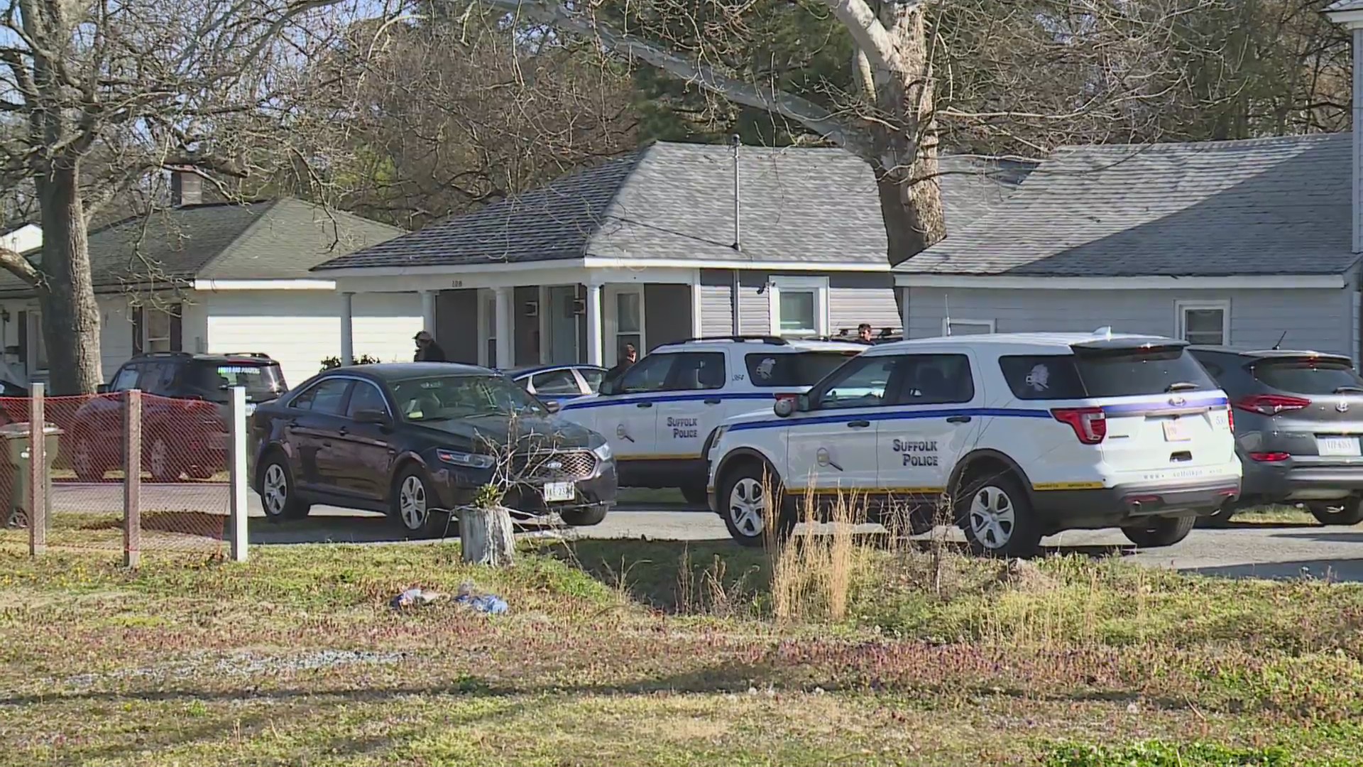 Woman dead, man arrested following domestic-related shooting in Suffolk ...