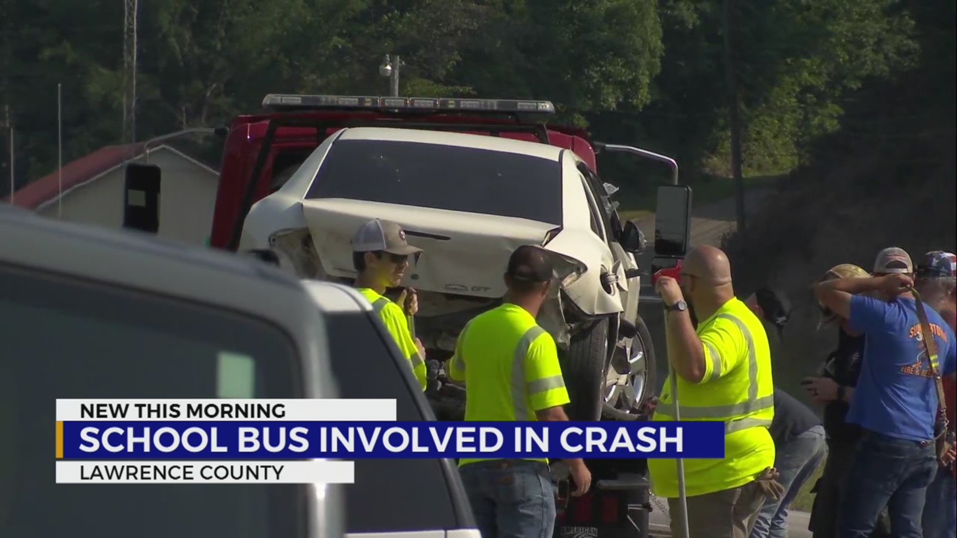 Lawrence County school bus involved in crash – WKRN News 2