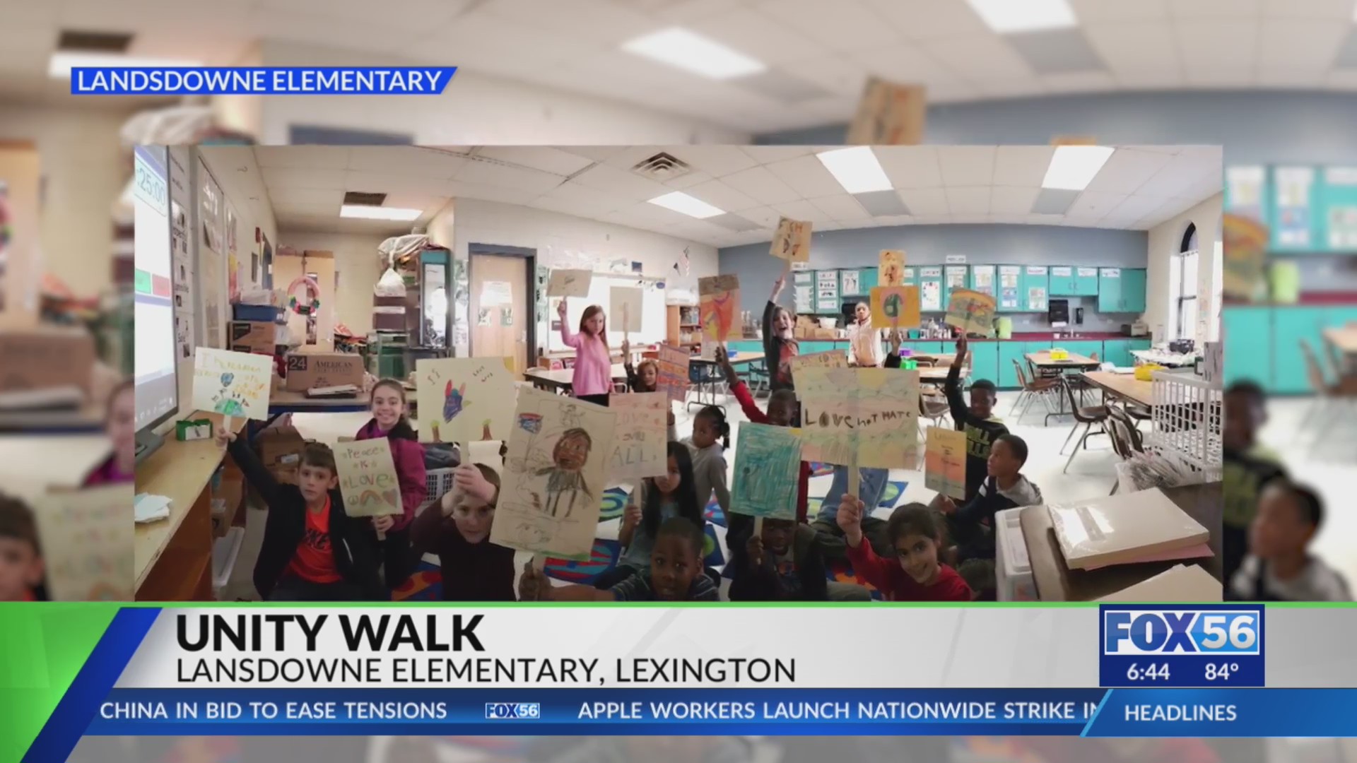 Lansdowne Elementary students host unity walk to encourage acceptance ...