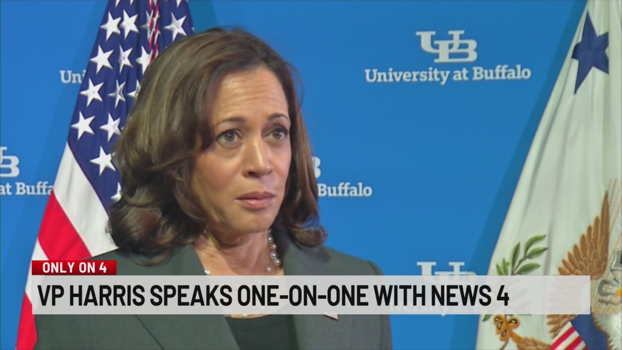 EXCLUSIVE: VP Kamala Harris on Inflation Reduction Act – News 4 Buffalo