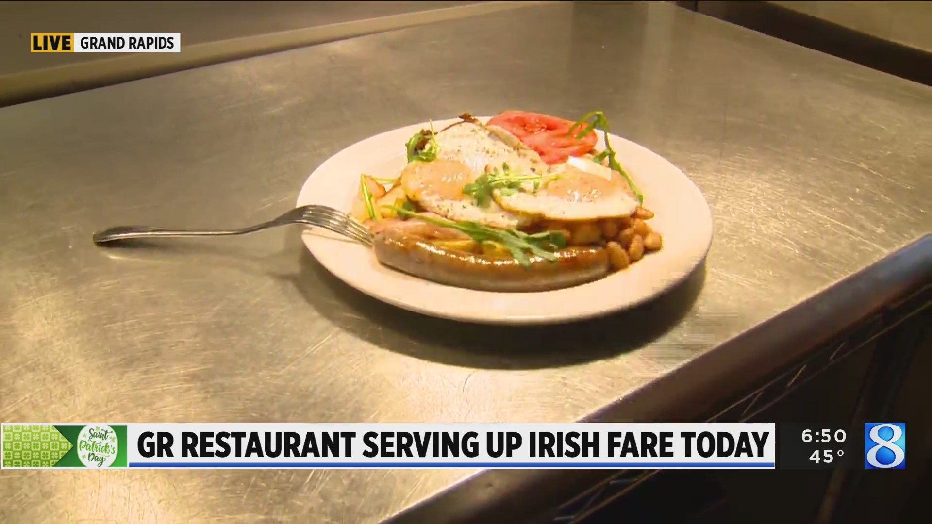 Brass Ring Brewing Company shows off its special Irish breakfast for St