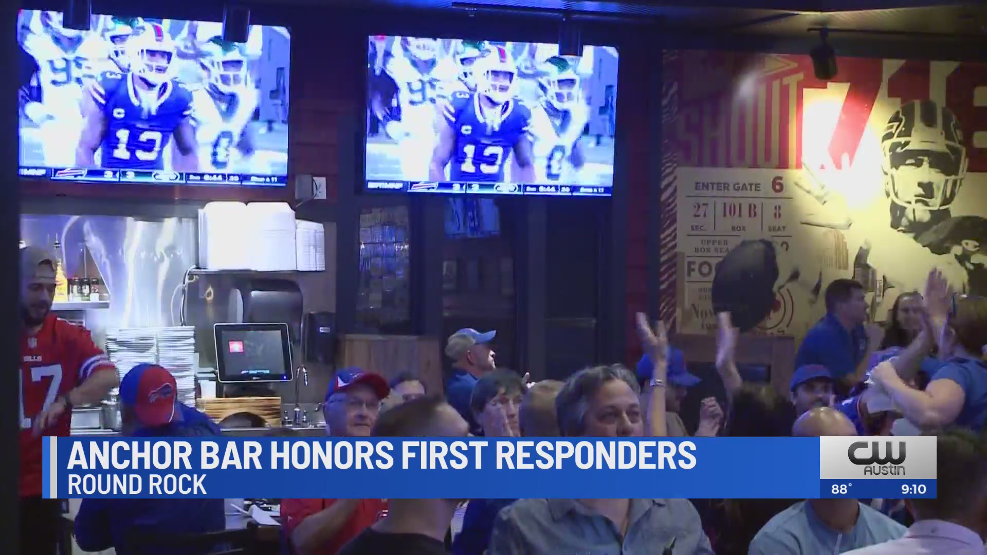 Anchor Bar in Round Rock honors first responders on 22nd anniversary of
