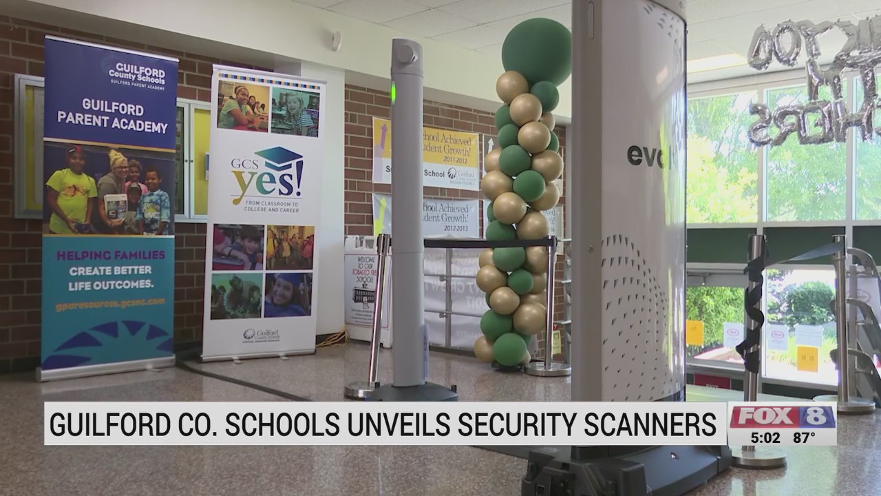 Guilford County Schools unveils security scanners – FOX8 WGHP