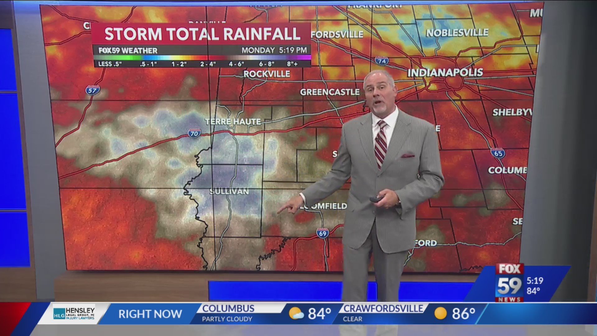 Storm chances lower, full moon rises – Fox 59
