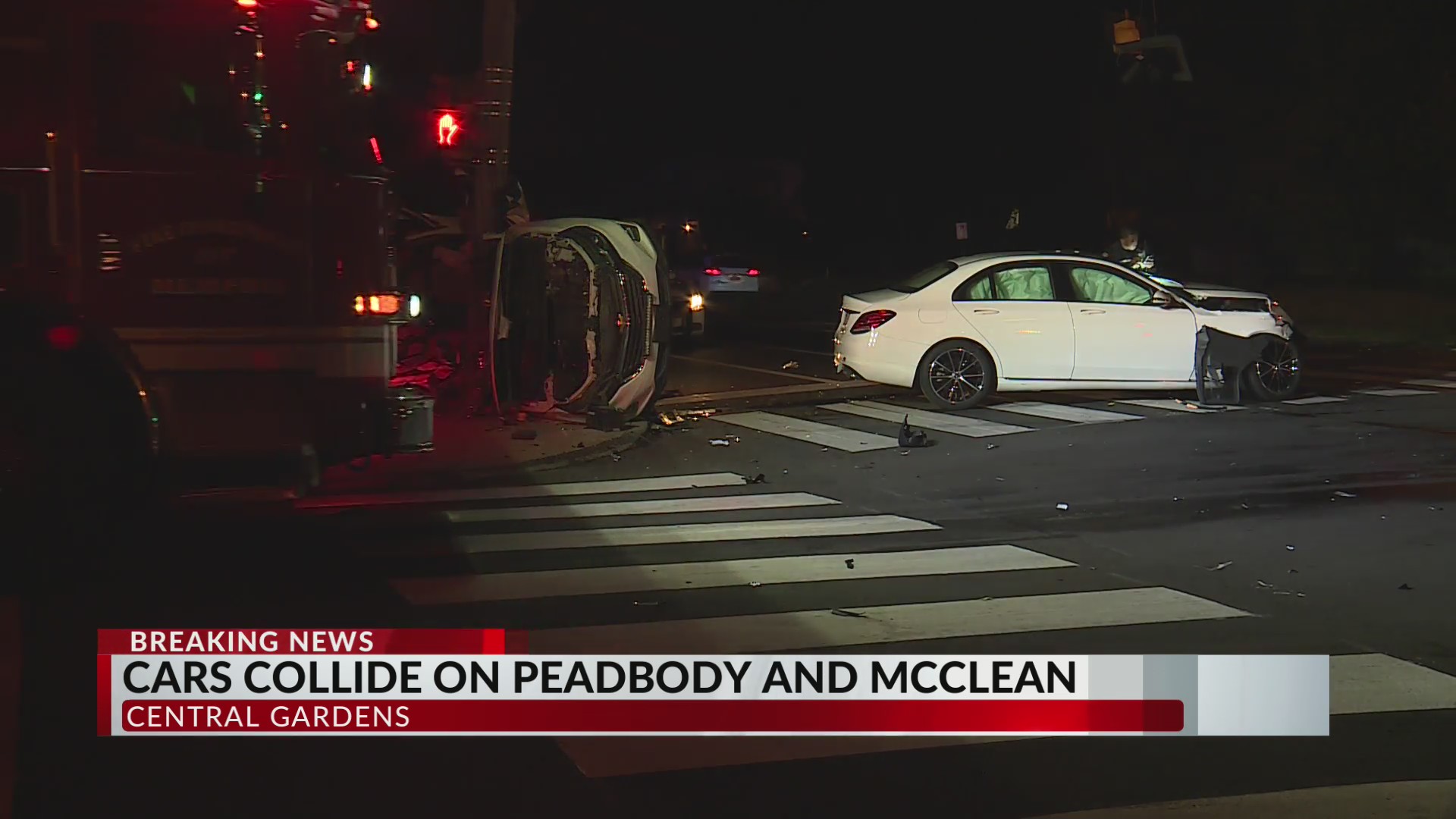 Adult, 2 children in hospital after Midtown crash – WREG.com