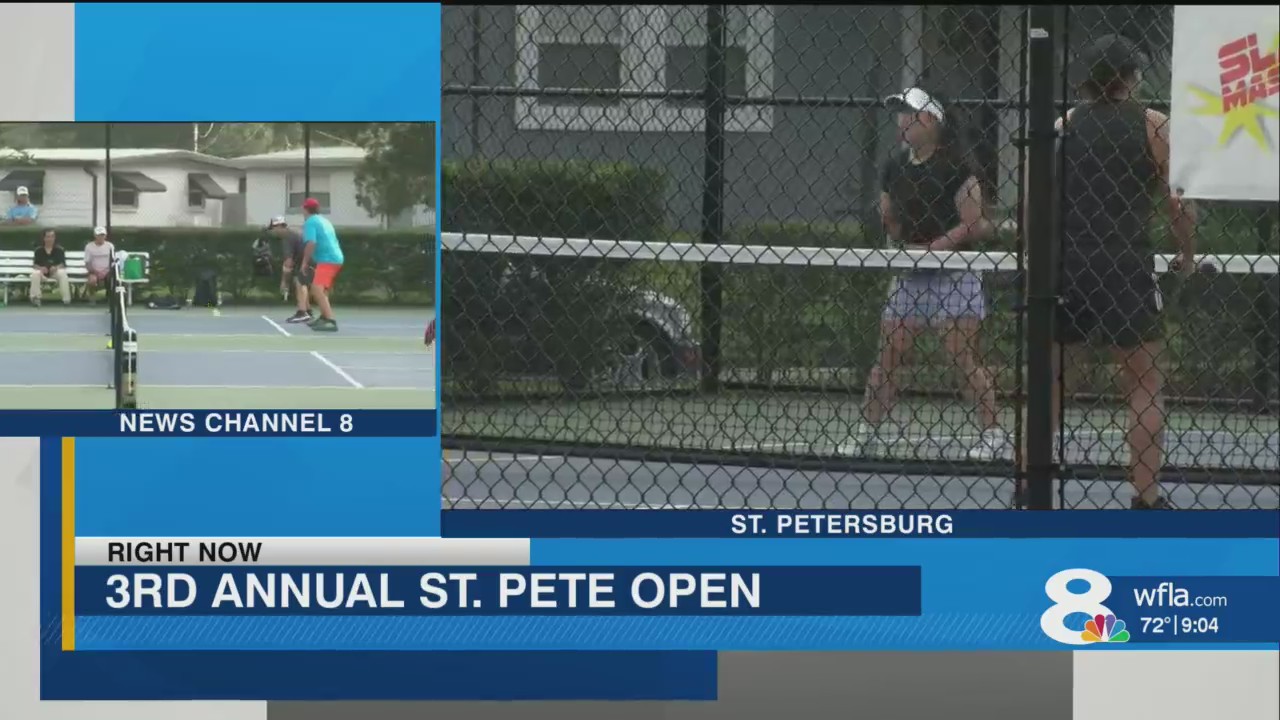 200+ players compete in St. Pete open pickleball tournament WFLA