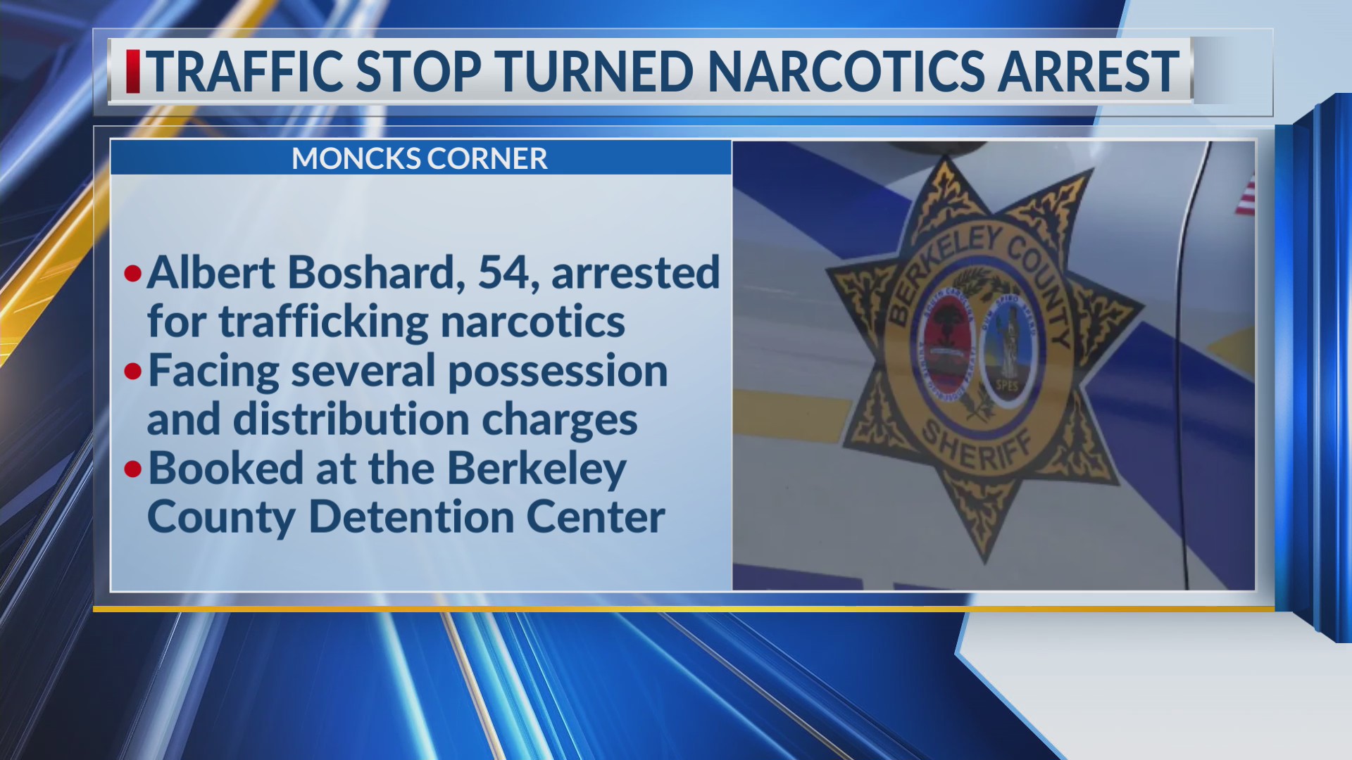 Updated -BCSO: Moncks Corner traffic stop results in narcotic seizure ...
