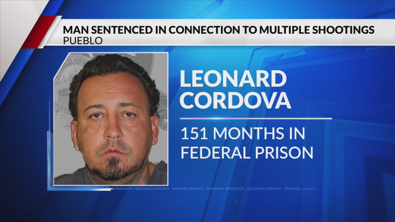 Pueblo man sentenced in connection to multiple shootings – FOX21 News ...