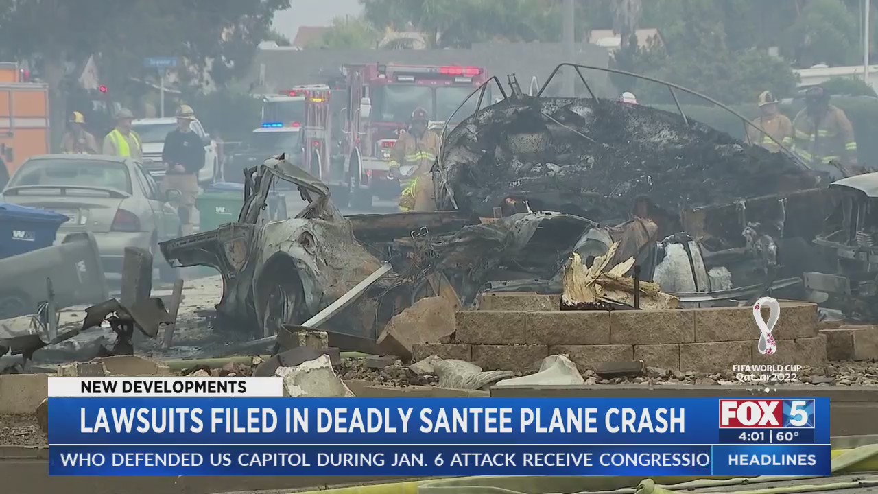 Lawsuits Filed in Deadly Santee Plane Crash – FOX 5 San Diego