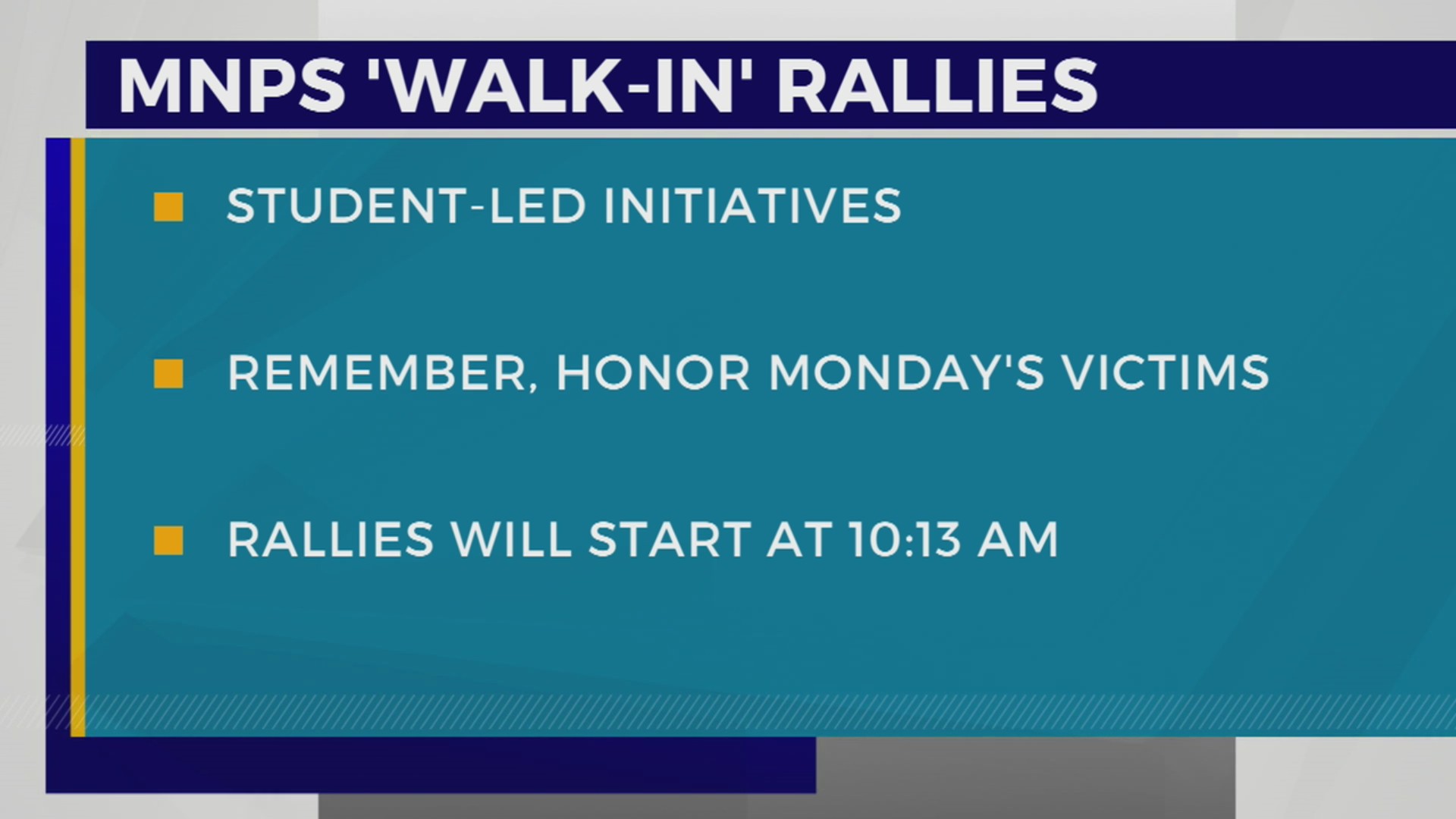MNPS 'walk-in' rallies – WKRN News 2