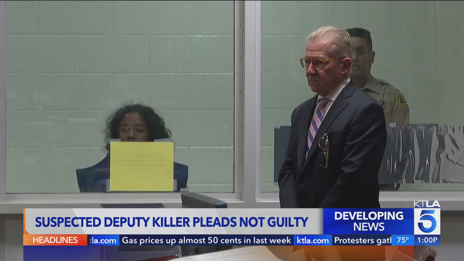 Man suspected of killing deputy pleads not guilty to murder – KTLA
