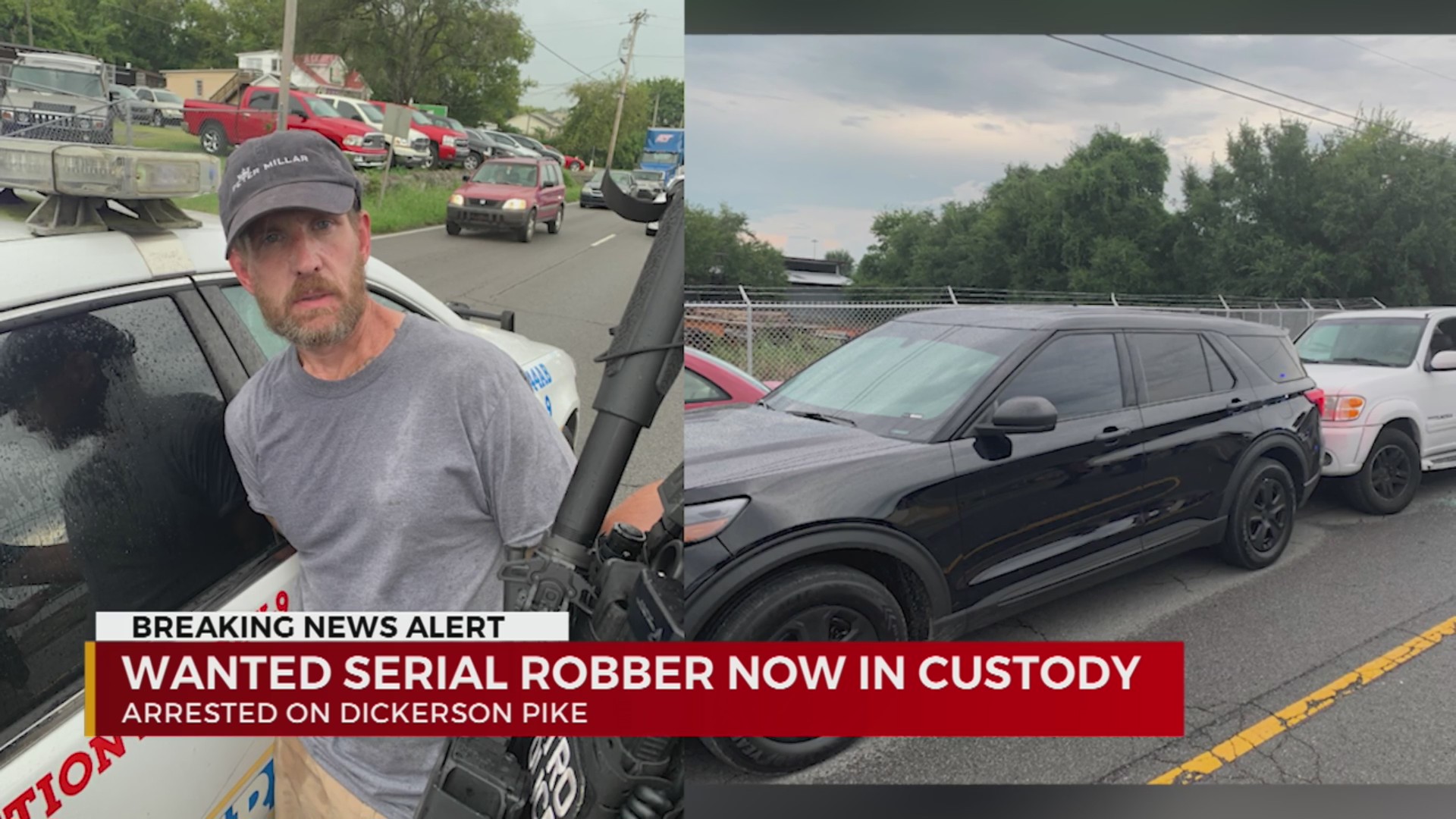 Alleged serial bank robber arrested following Nashville police chase ...