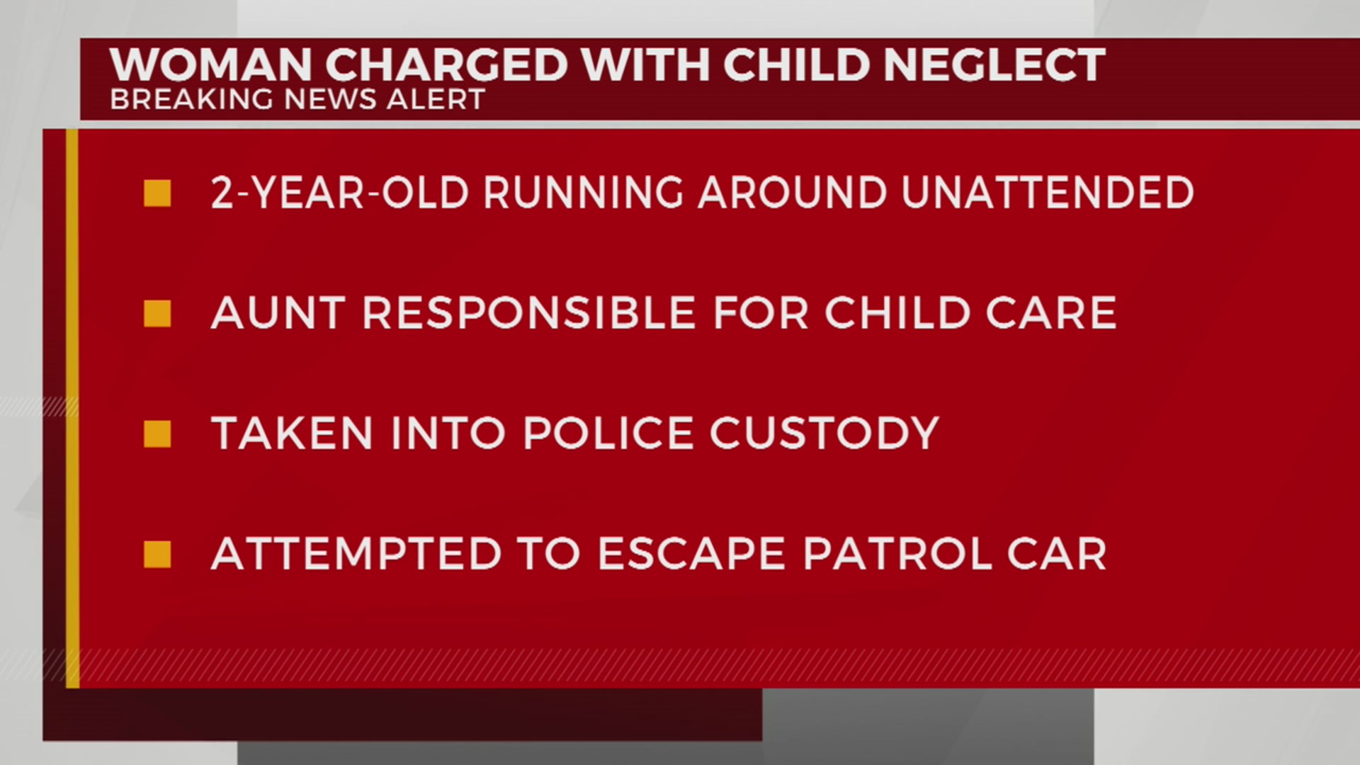 Woman charged with child neglect – WKRN News 2