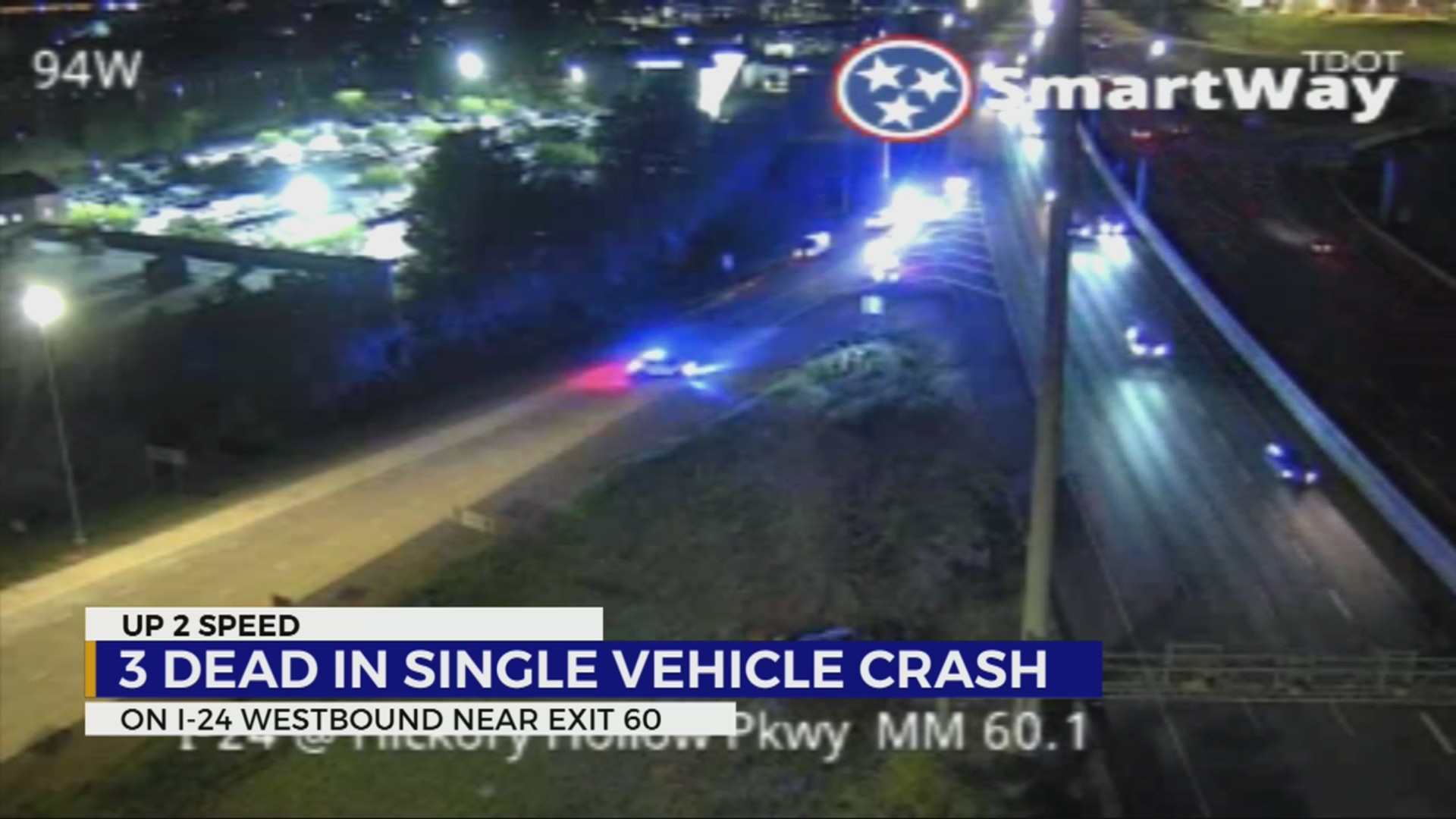 3 killed in single-vehicle crash on I-24 in Davidson County – WKRN News 2