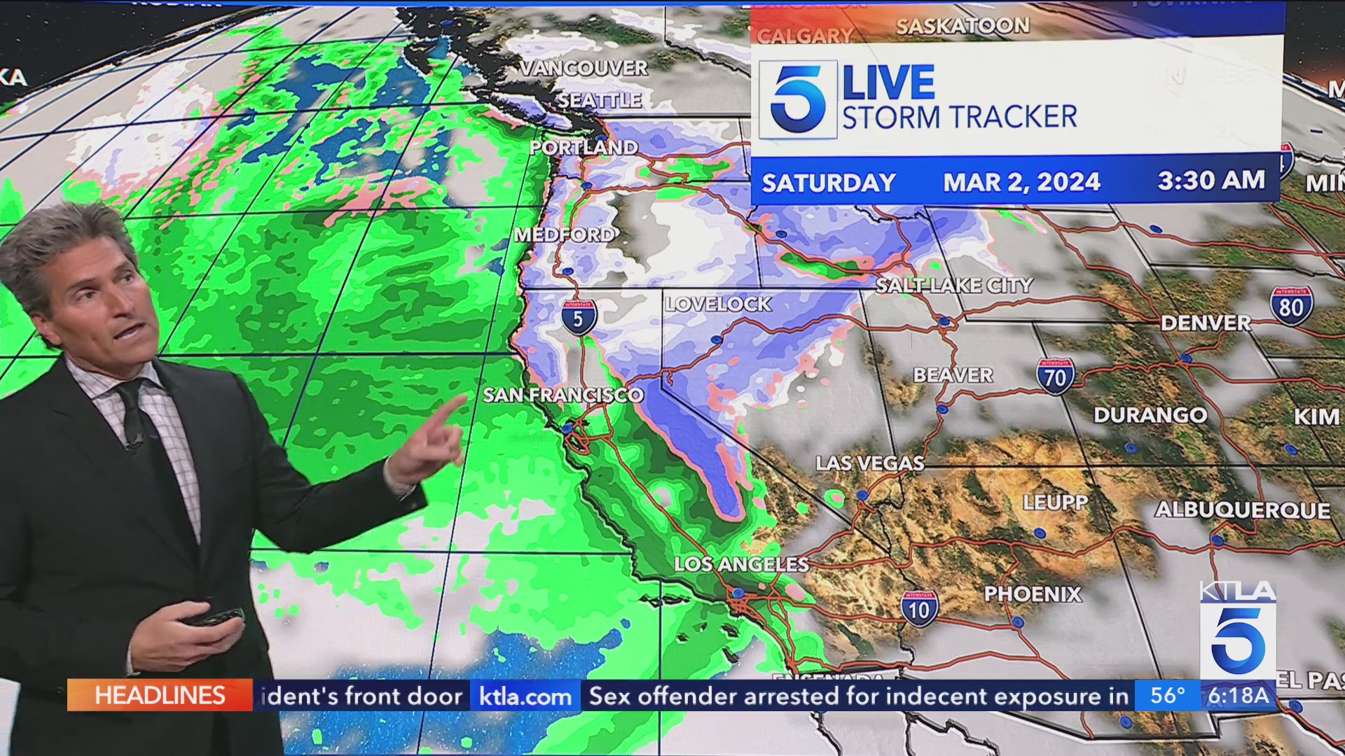 ‘Powerful storm’ to bring weekend rain to Southern California – KTLA