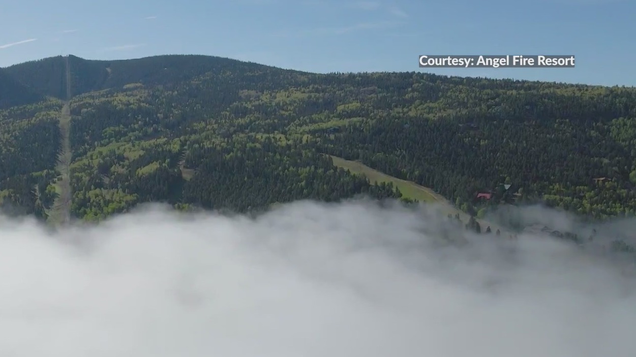 VIDEO Landscape revealed behind Angel Fire fog KRQE NEWS 13 Breaking News, Albuquerque News