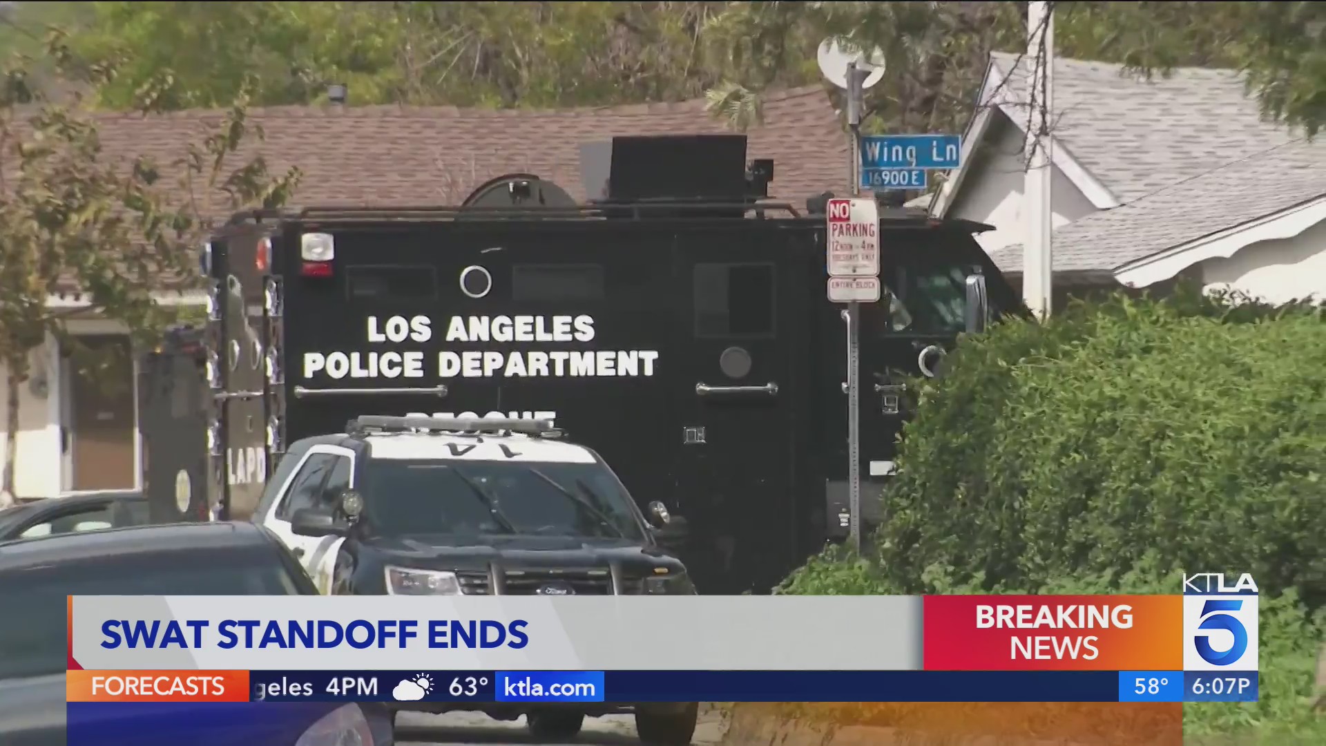 Valinda standoff suspect found dead KTLA