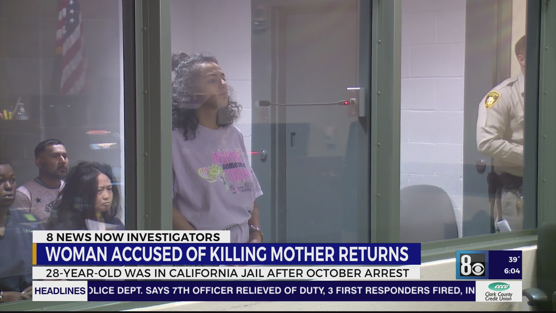 Woman accused of killing mother returns to Las Vegas to face murder ...