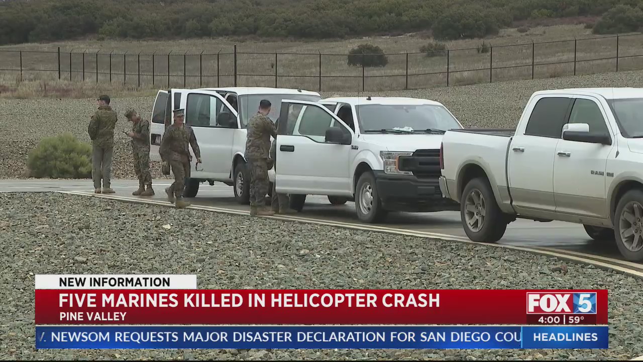Five Marines Killed In Helicopter Crash – FOX 5 San Diego & KUSI News