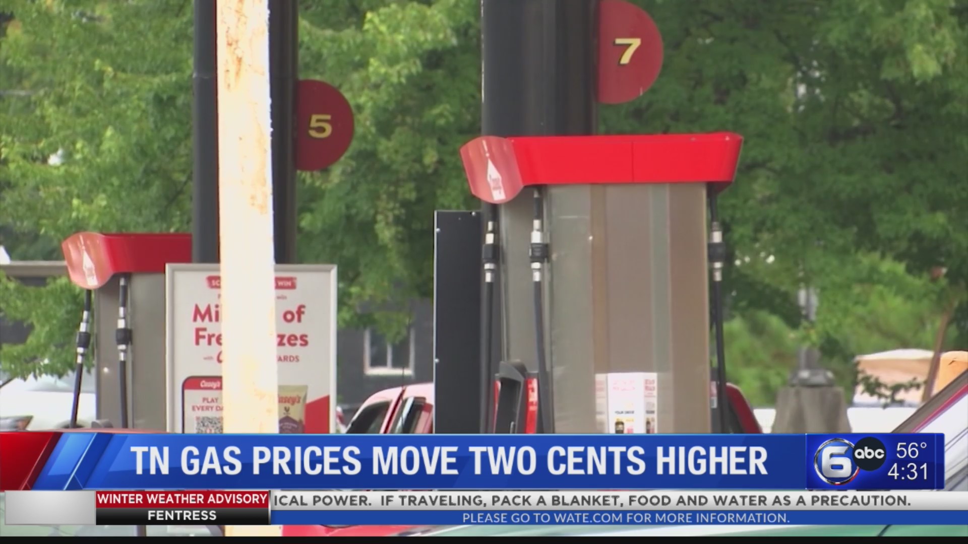 AAA TN Gas prices move two cents higher WATE 6 On Your Side