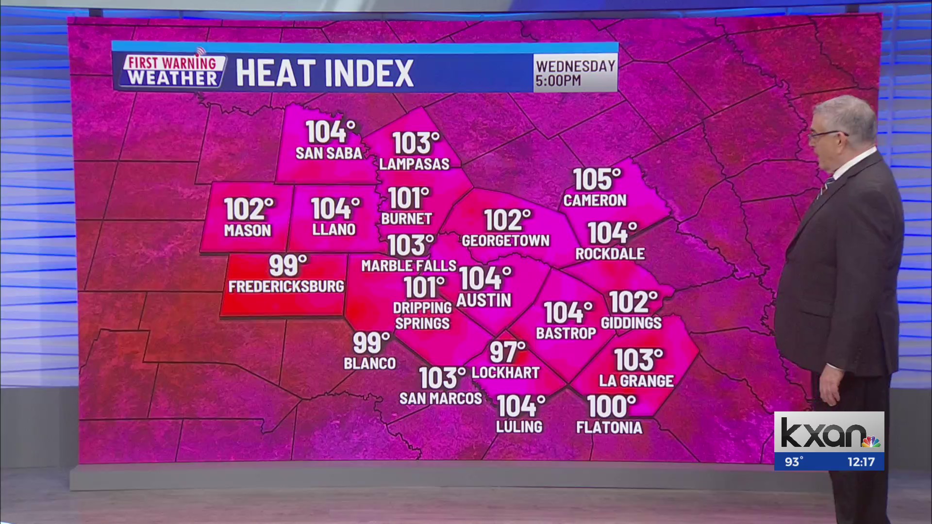 Wednesday Afternoon First Warning Weather – KXAN Austin