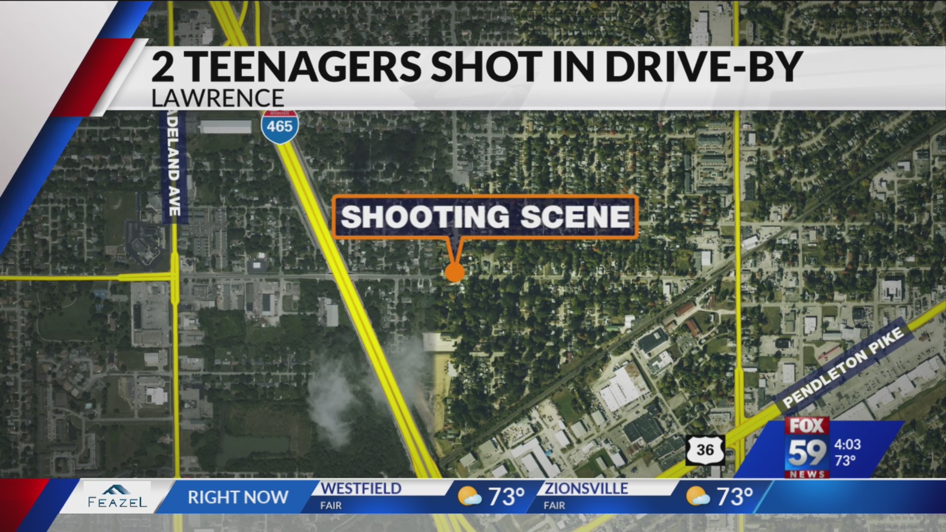2 juveniles hospitalized after being shot in Lawrence – Fox 59