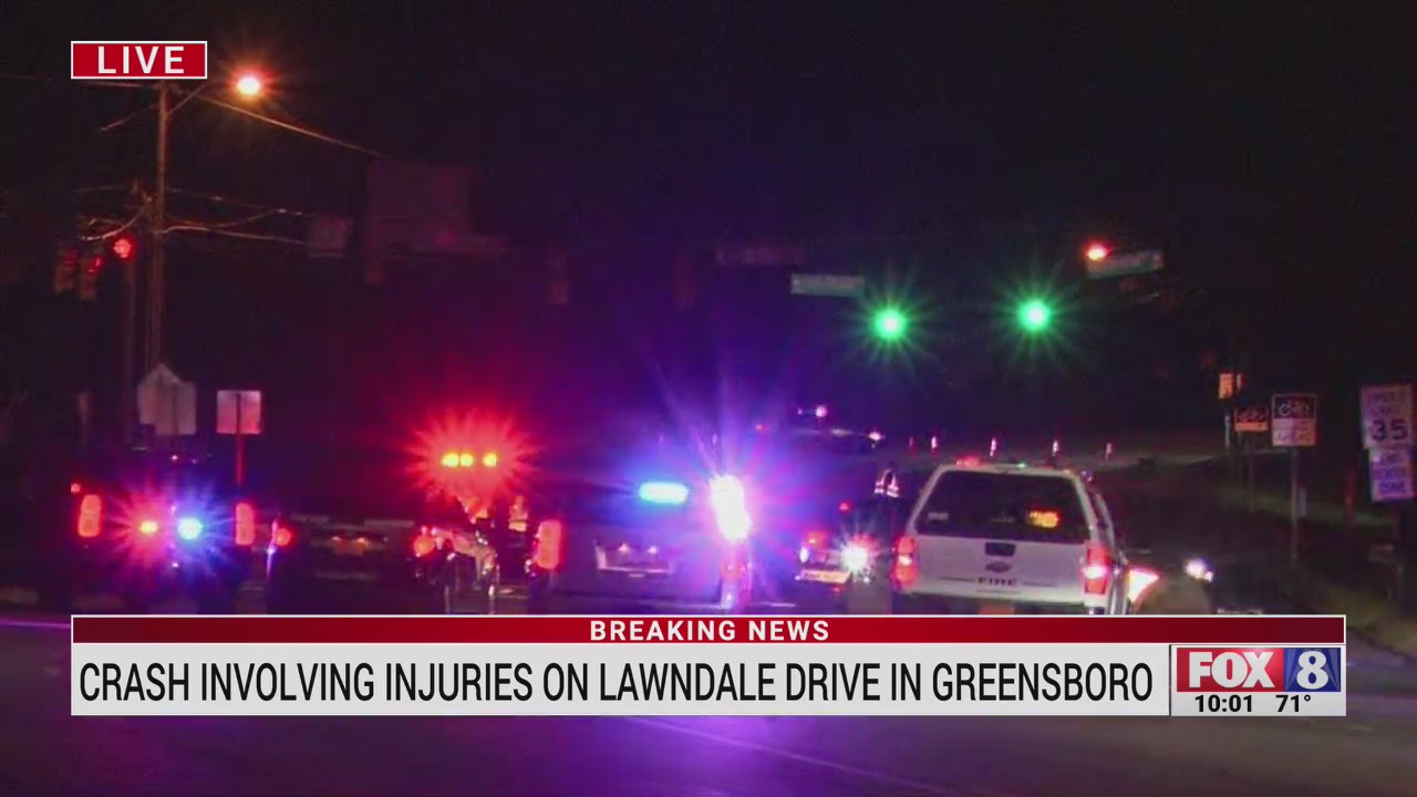 Crash involving injuries on Lawndale Drive in Greensboro FOX8 WGHP
