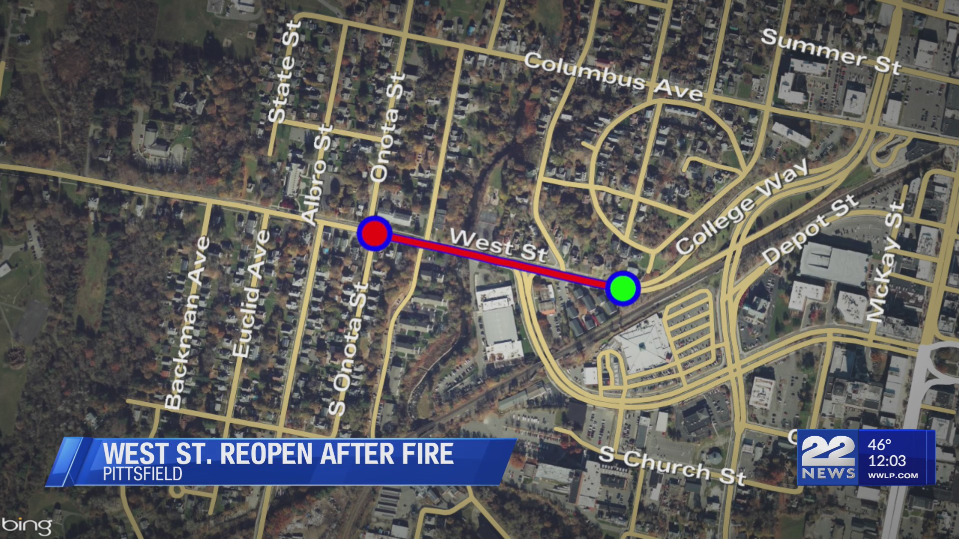 West Street in Pittsfield back open after building fire – WWLP