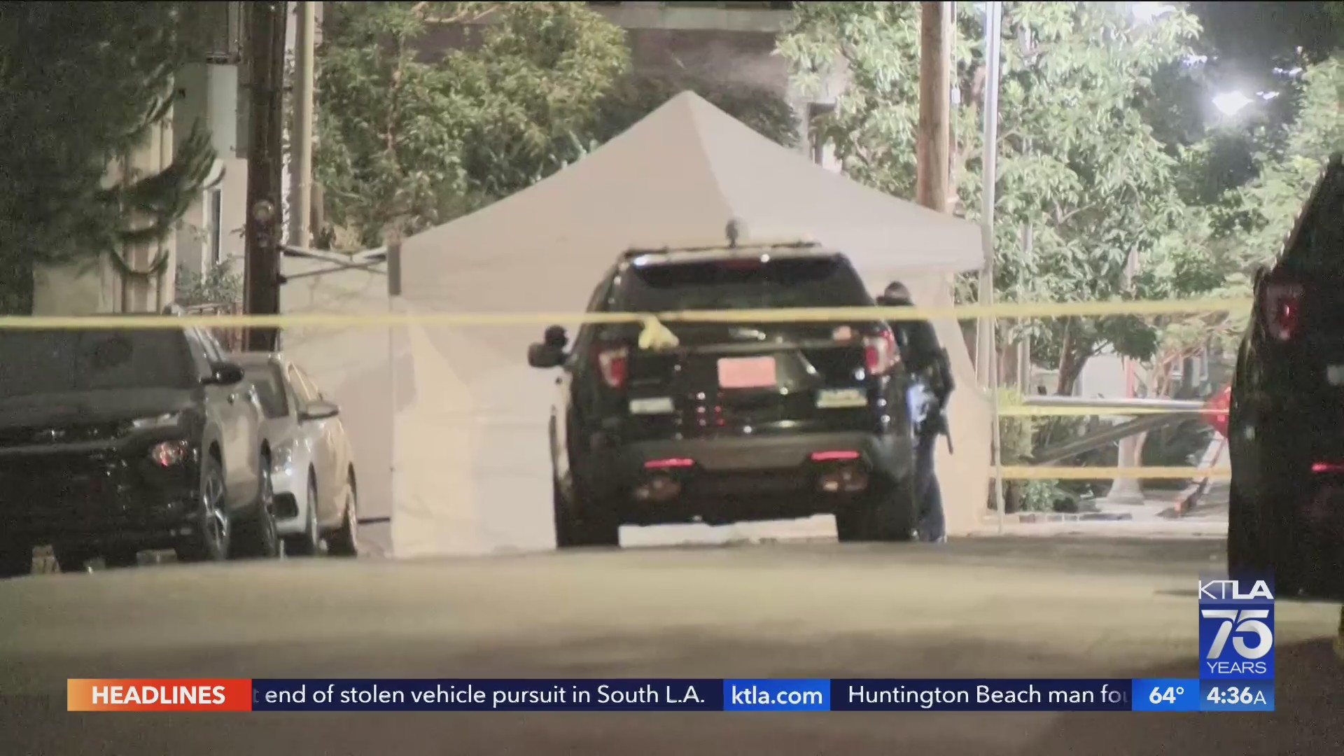 2 fatally shot in suspected Hollywood domestic violence incident – KTLA