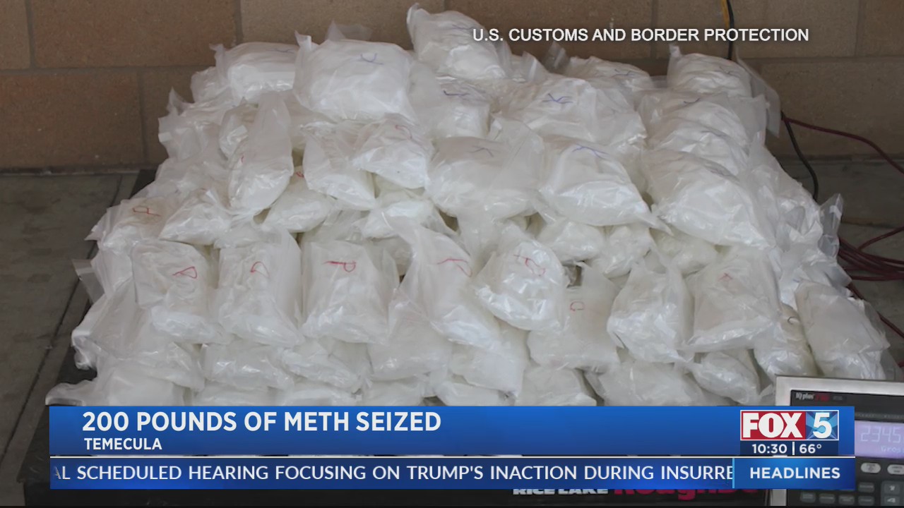 Over 200 Pounds Of Meth Seized – FOX 5 San Diego & KUSI News