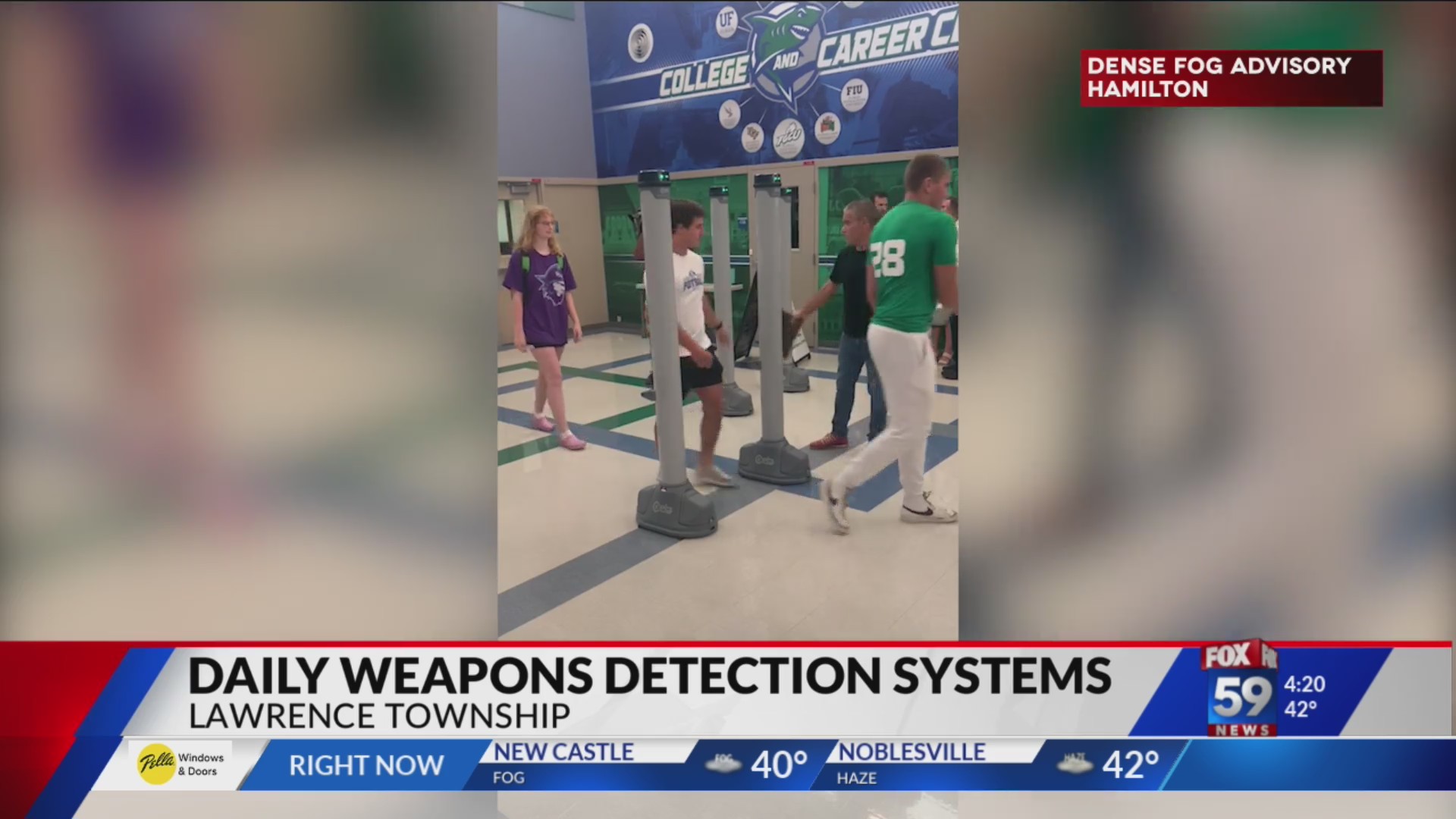 Daily Weapons Detection Systems at Lawrence Township – Fox 59