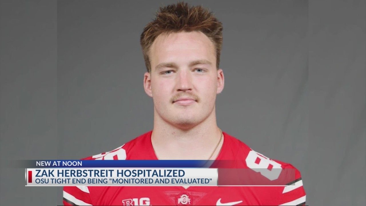 Ohio State tight end Zak Herbstreit hospitalized NBC4 WCMHTV