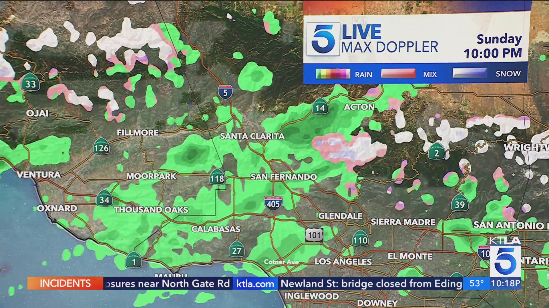 Moisture continues to roll through Southern California – KTLA