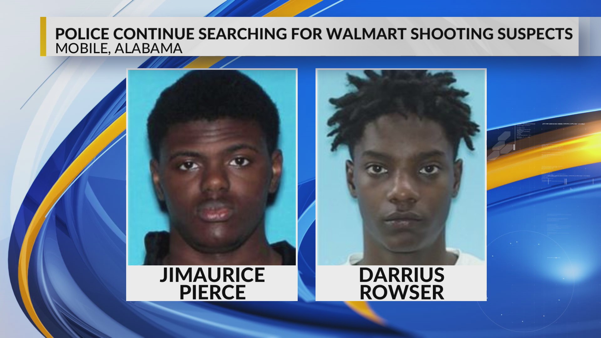 Mobile Police asking for public help in locating 2 Walmart shooting ...
