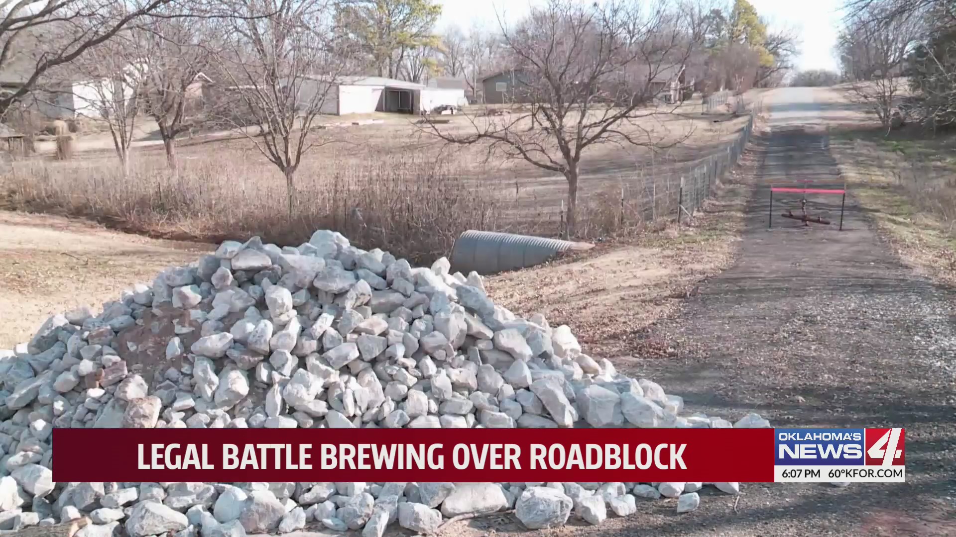 Legal battle brewing over roadblock Oklahoma City