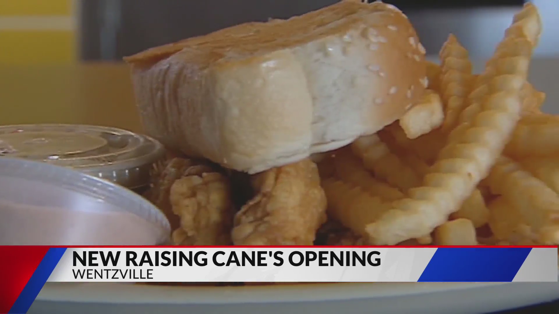 Raising Cane’s grand opening in Wentzville this evening FOX 2
