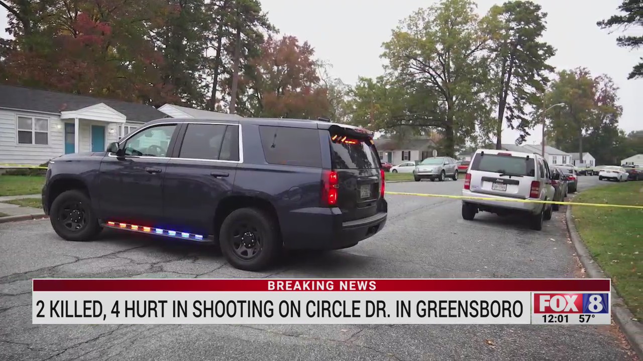 2 killed, 4 hurt in shooting on Circle Drive in Greensboro – FOX8 WGHP