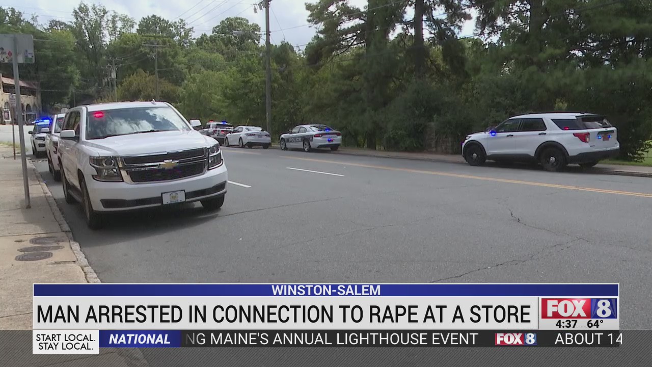 Man arrested for allegedly raping woman at Winston-Salem store – FOX8 WGHP
