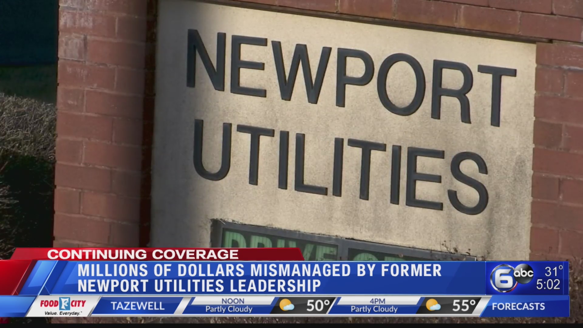 Man questions high bills amid Newport Utilities wasteful spending report WATE 6 On Your Side