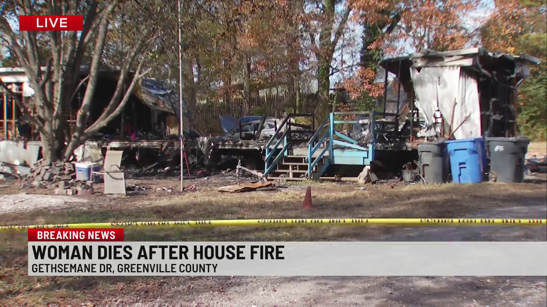 Woman dies following house fire in Greenville Co. WSPA 7NEWS