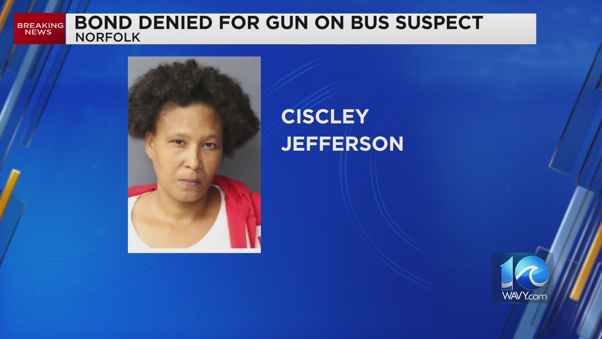 Woman accused of brandishing gun at school bus in Norfolk denied bond ...