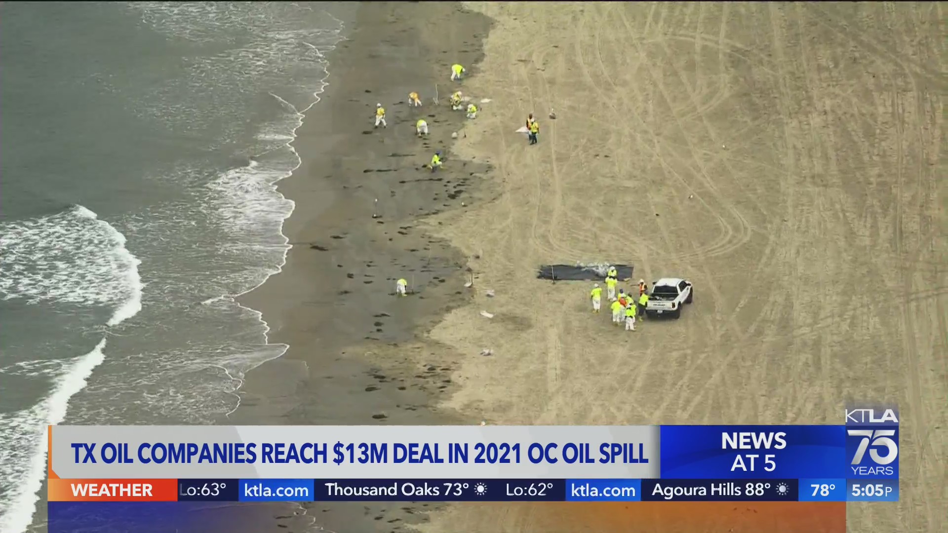 O.C. oil spill Companies to plead guilty, pay about 13M in fines