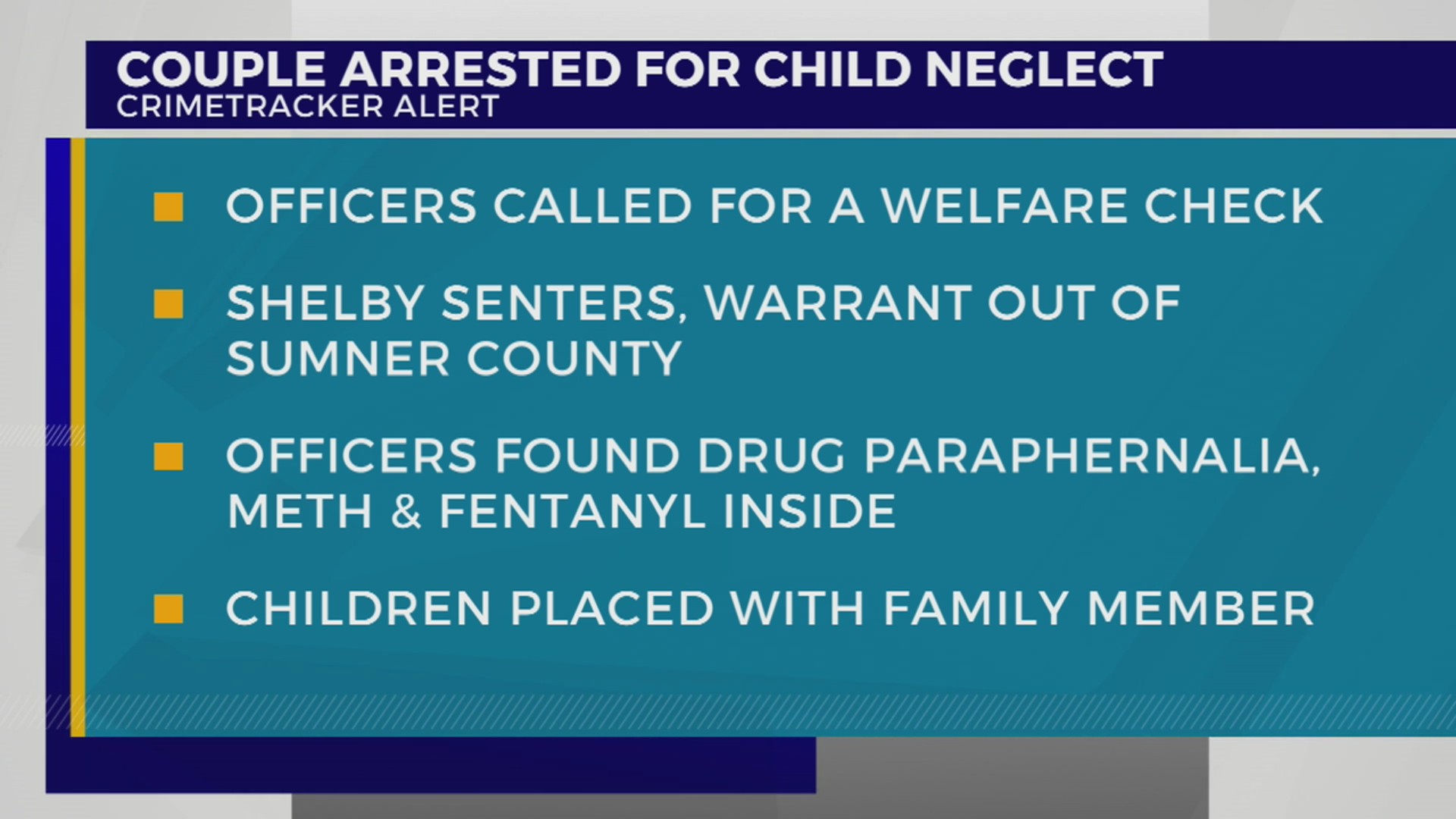 Couple living in van charged with child neglect – WKRN News 2