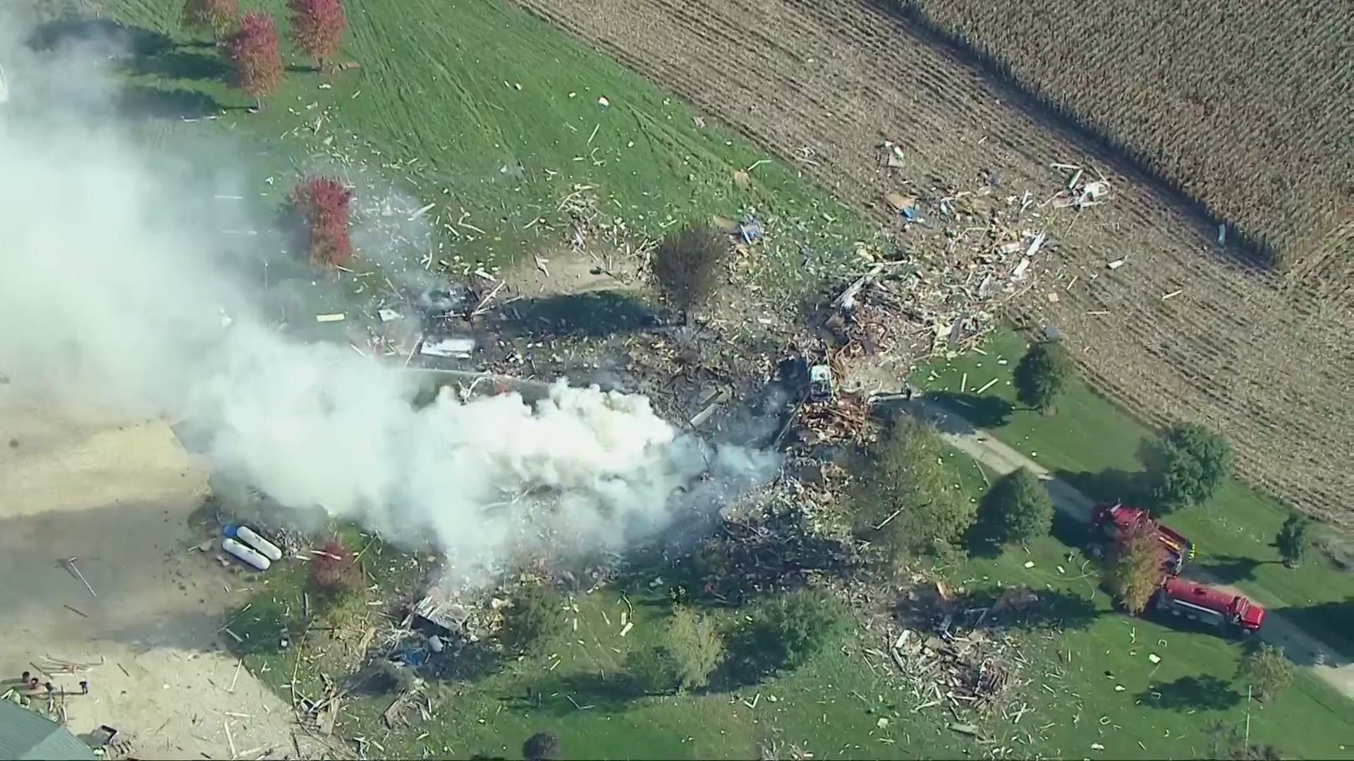 Emergency crews respond after apparent home explosion in Earlville – WGN-TV