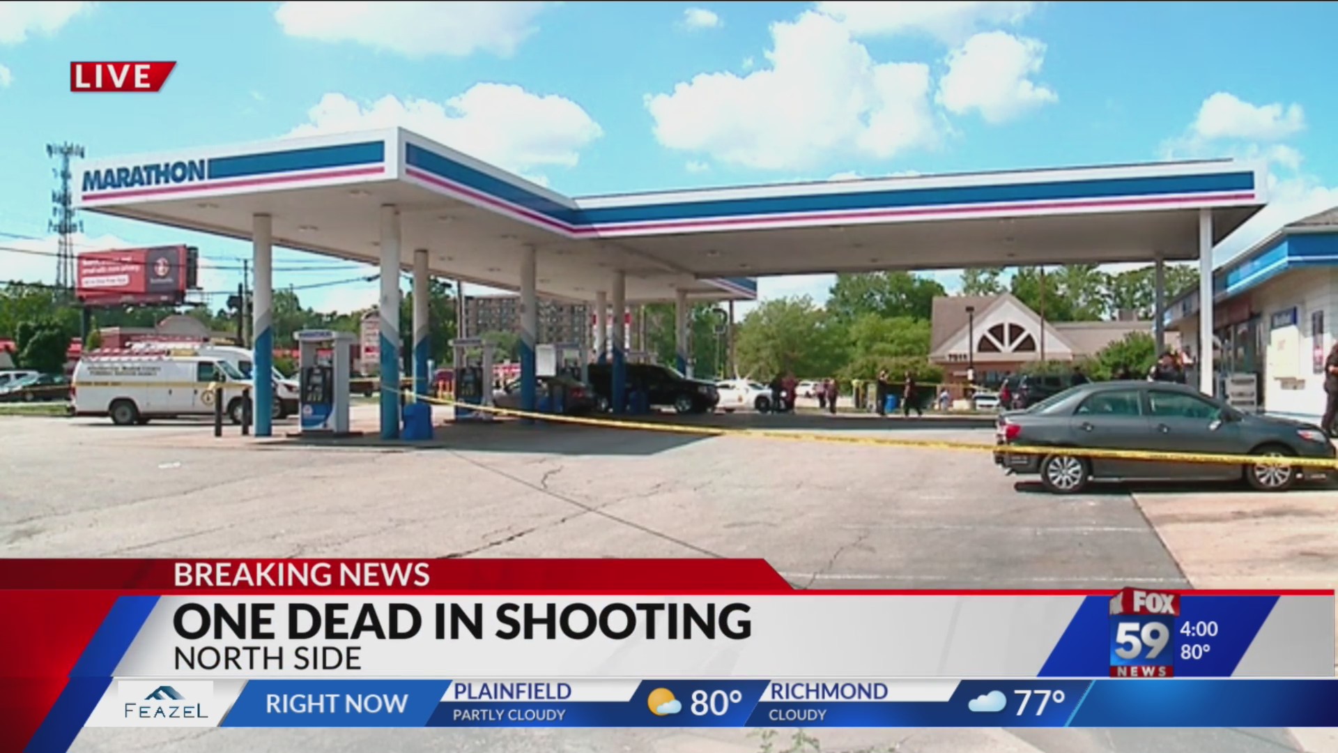 1 dead after shooting at north side gas station – Fox 59